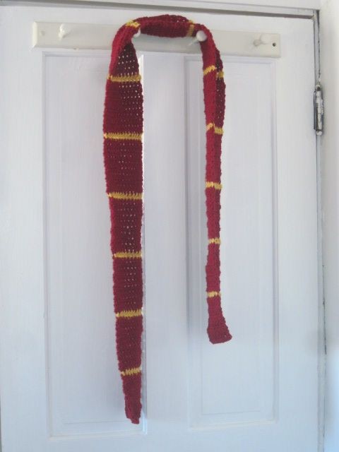 Crochet Hogwarts House Scarf