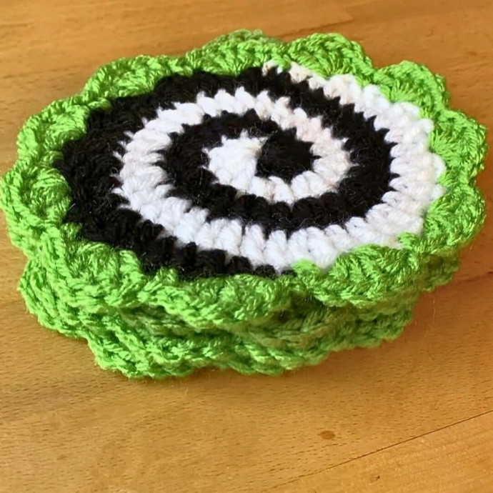 Crochet Halloween Coaster