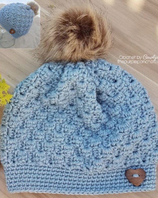 Crochet C2C Beanie Hat