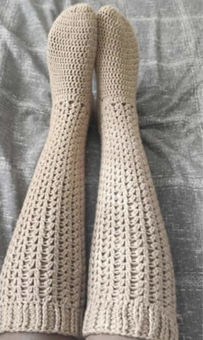Discover the Joy of Crocheting Your Own Stylish Knee High Socks Discover the Joy of Crocheting Your Own Stylish Knee High Socks