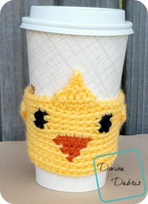 Crochet Chick Cup Cozy