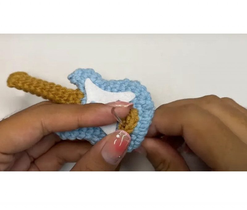 Create Your Own Crochet Guitar Keychain &amp; Bag Charm: A Step-by-Step Guide