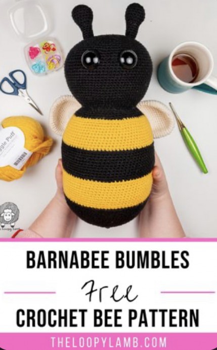 Easy Crochet Pattern for Adorable Amigurumi Bee - Perfect for All Ages Easy Crochet Pattern for Adorable Amigurumi Bee - Perfect for All Ages