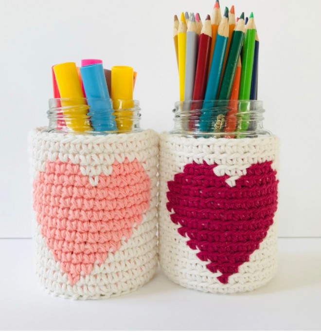 Valentine’s Jar Cozy