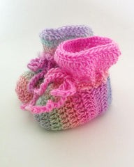 Crochet Prism Baby Bootie