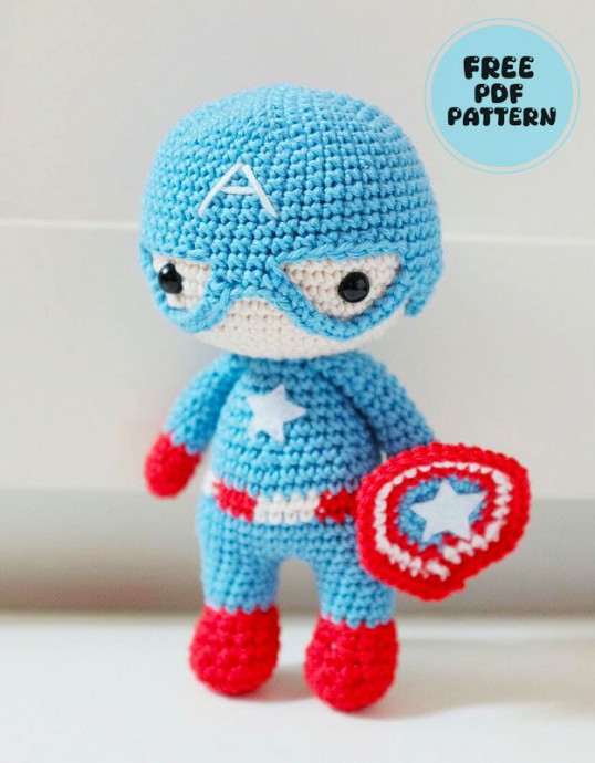 Ultimate Guide to Creating Your Own Crochet Captain America Doll - Step-by-Step Instructions Ultimate Guide to Creating Your Own Crochet Captain America Doll - Step-by-Step Instructions