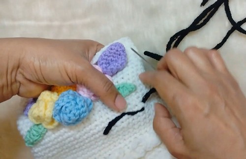 Crochet Unicorn Bag With Ears And Horn