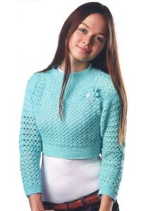 Discover the Cozy and Stylish Crochet Azure Elegance Sweater with Easy Knitting Instructions