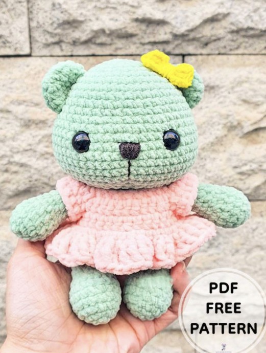 Crochet Plush Bear Amigurumi Free Pattern