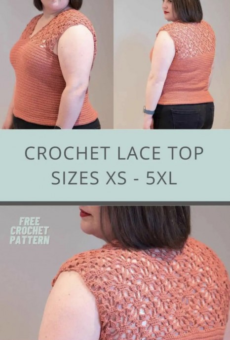 Spider Lace Crochet Top Pattern (FREE)