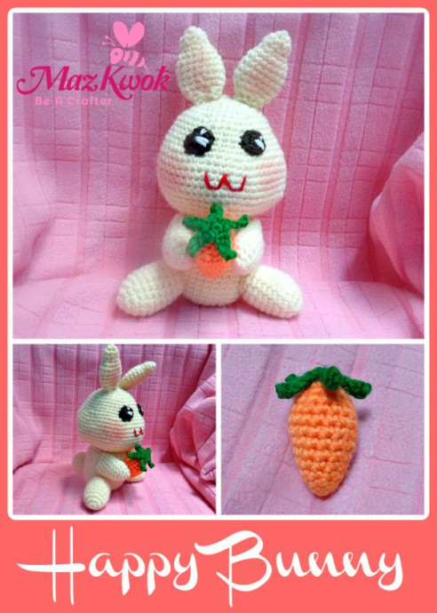 Create Your Own Crochet Happy Bunny Amigurumi - A Fun and Rewarding Project