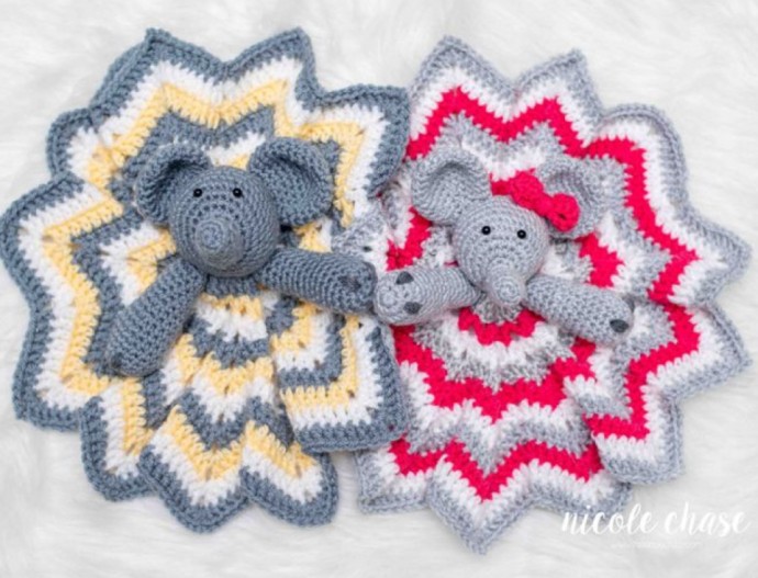 Crochet Elephant Lovey