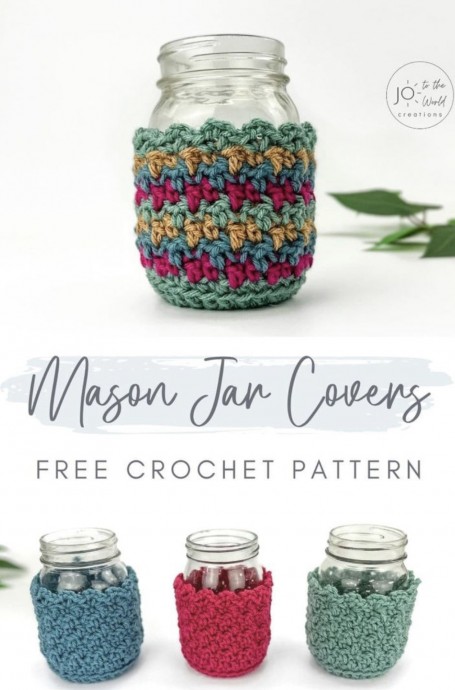 Crochet Mason Jar Covers