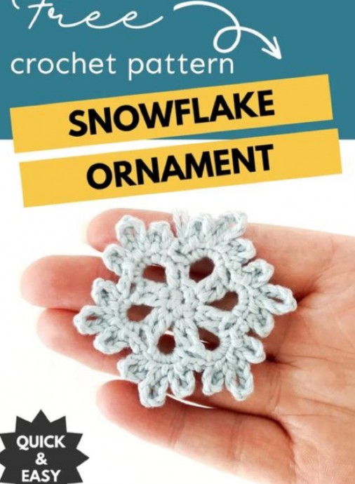 Crochet Beautiful Snowflake