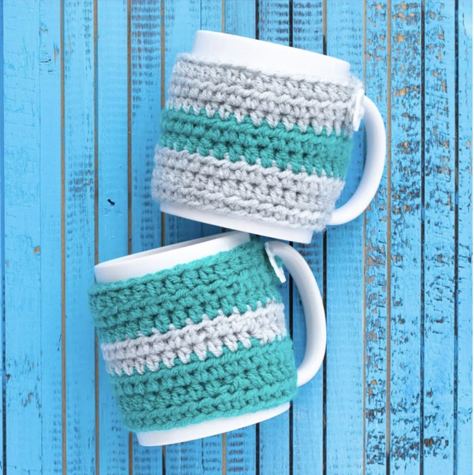 Create Your Own Fun and Colorful Striped Mug Cozy Pattern for Coffee and Tea Lovers Create Your Own Fun and Colorful Striped Mug Cozy Pattern for Coffee and Tea Lovers