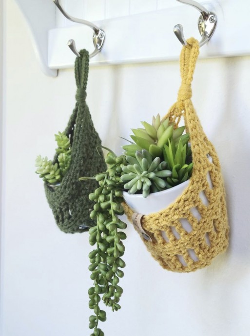 Sunny Hanging Basket Crochet Pattern