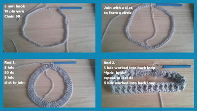 Create Your Own Crochet Puff and Stuff Head Band/Ear Warmer for Stylish Comfort