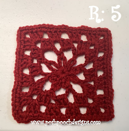 Create a Cozy Crochet January Garnet Afghan Square for Your Home