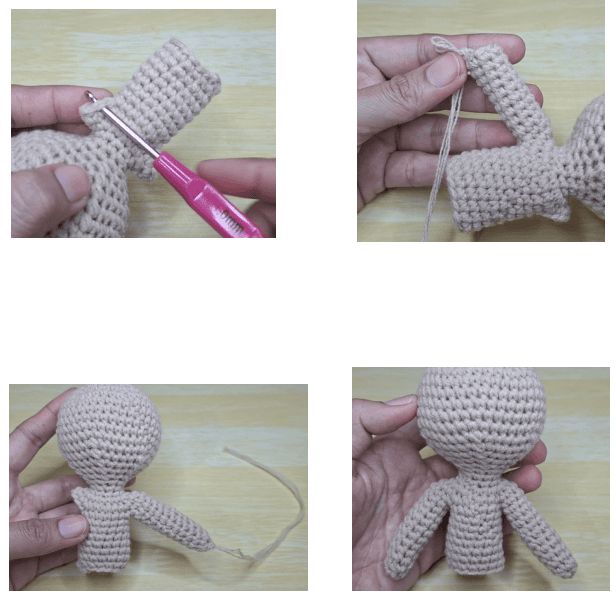 Amigurumi Doll Legs