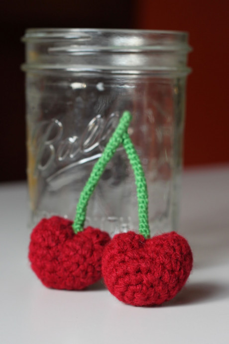 Crochet Adorable Cherries