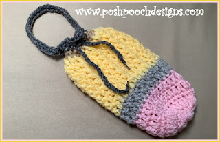 Stylish Crochet Pencil Water Bottle Bag / Cozy - Perfect for Hydration and Fashion!