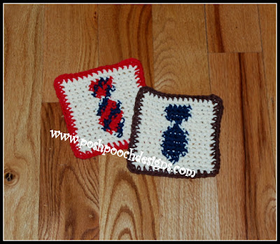 Create a Stunning Crochet Neck Tie Coaster and Mug Cozy for Your Tea Time