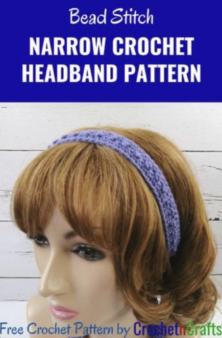 How to Create a Beautiful Bead Stitch Narrow Crochet Headband - A Beginner's Guide How to Create a Beautiful Bead Stitch Narrow Crochet Headband - A Beginner's Guide