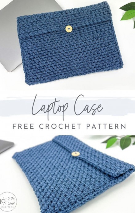 Crochet Laptop Case