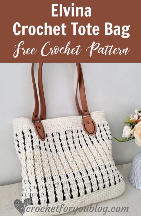 Elvina Crochet Tote Bag