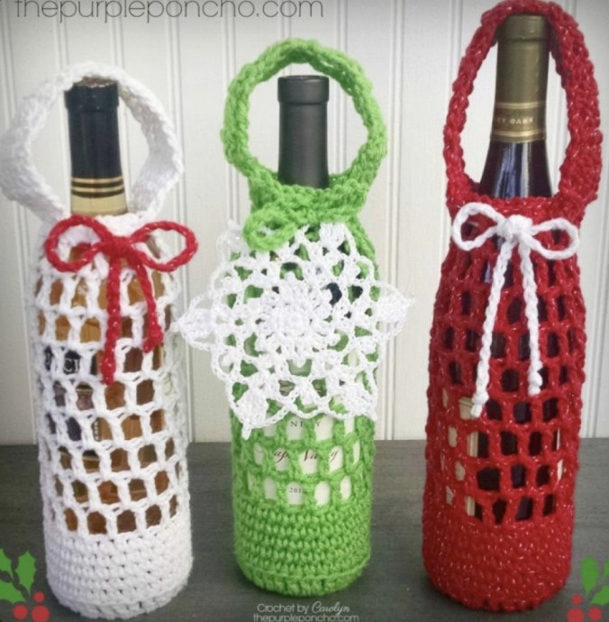 Create a Festive Christmas Wine Bottle Cozy: A Beautiful DIY Gift Idea Create a Festive Christmas Wine Bottle Cozy: A Beautiful DIY Gift Idea