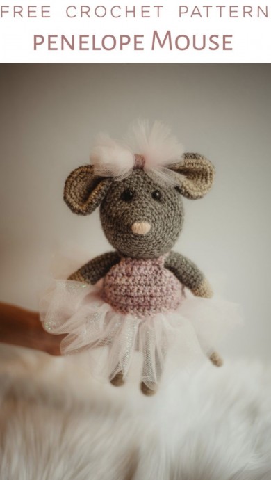 Free Crochet Pattern for The Penelope Mouse