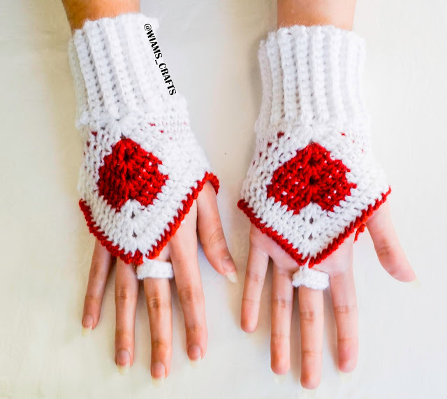 Adorable Valentine's Crochet Mittens: Perfect Gift for the Season of Love