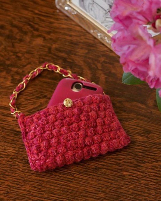 Crochet Mobile Phone Baglet