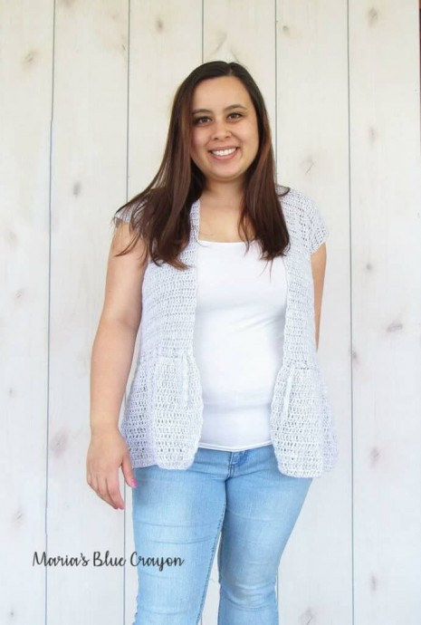 Cute Crochet Ruffle Cardigan