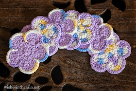 Create Vibrant and Cheerful Sunshine Flower Coasters with Crochet