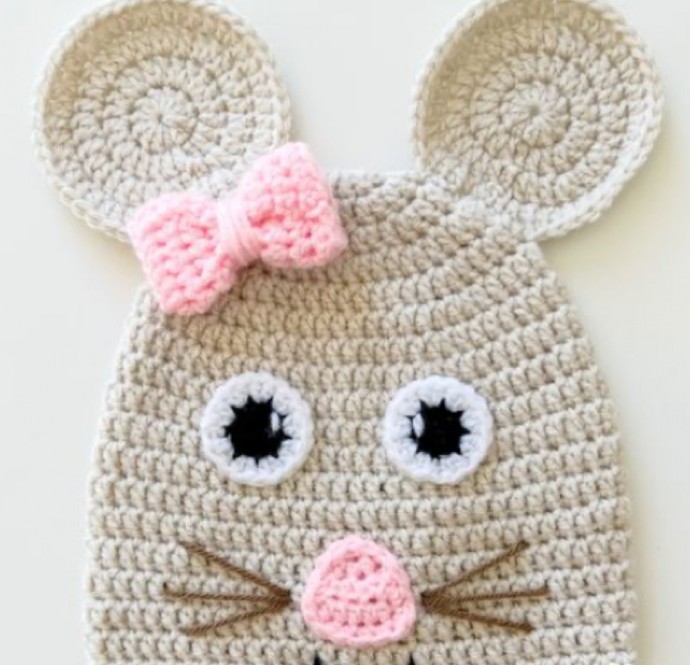 Crochet Mouse Hat