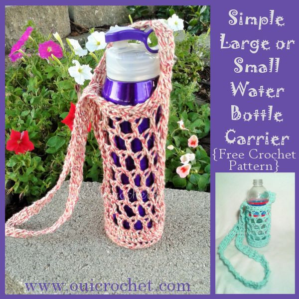 Crochet Small Water Bottle Carrier