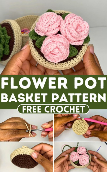 Master the Art of Crochet with Stunning Crochet Flower Pot Baskets - A Complete DIY Guide for Plant Lovers