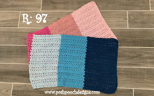 Crochet Color Block Pocket Shawl - Cozy Craft With Style for Chilly Seasons