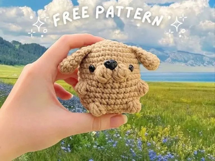 Crochet Amigurumi Little Puppy Dog
