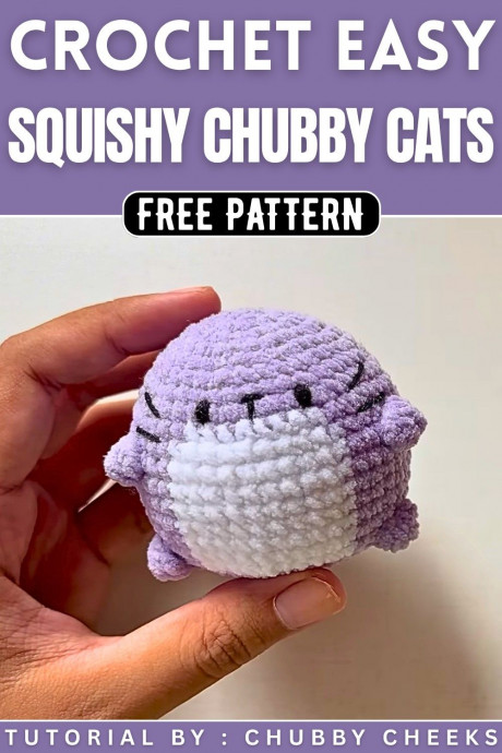 Create Adorable Crochet No Sew Squishy Chubby Cats: A Fun DIY Guide for Cat Lovers