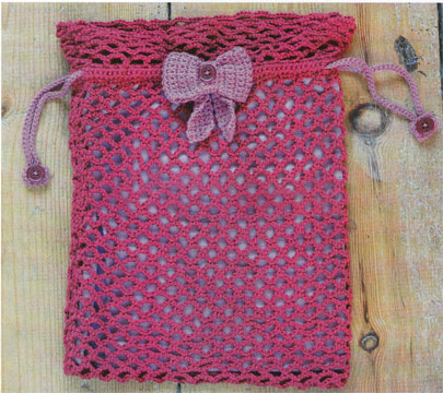 Create Your Own Crochet Bohemian Chic Drawstring Pouch – Perfect Accessory for Any Occasion