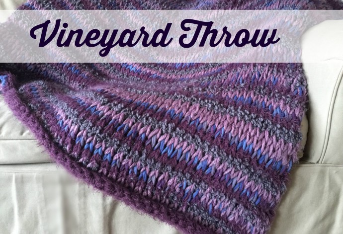 Cozy Up with the Crochet Vineyard Throw Blanket - A Rustic and Charming Addition to Your Home Decor