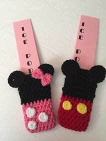 Create Your Own Crochet Mickey & Minnie Ice/Freezer Pop Cozy – Fun and Functional DIY Create Your Own Crochet Mickey & Minnie Ice/Freezer Pop Cozy – Fun and Functional DIY