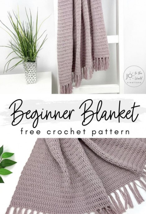 How to Crochet a Throw Blanket For Beginners