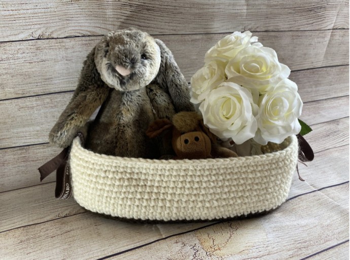 Create Your Own Oval Shape Basket: A Simple Crochet Project for Home Organization Create Your Own Oval Shape Basket: A Simple Crochet Project for Home Organization