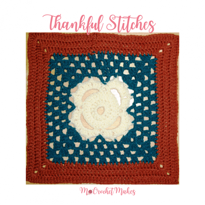Crochet Thankful Stitches Afghan Square