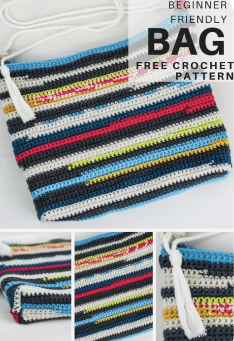 Crochet the Scraps Bag