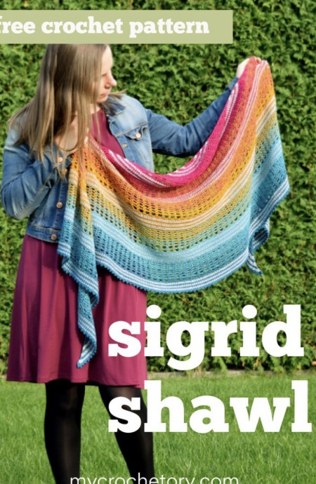 Elevate Your Style with the Sigrid Lace Crescent Crochet Shawl Pattern Elevate Your Style with the Sigrid Lace Crescent Crochet Shawl Pattern
