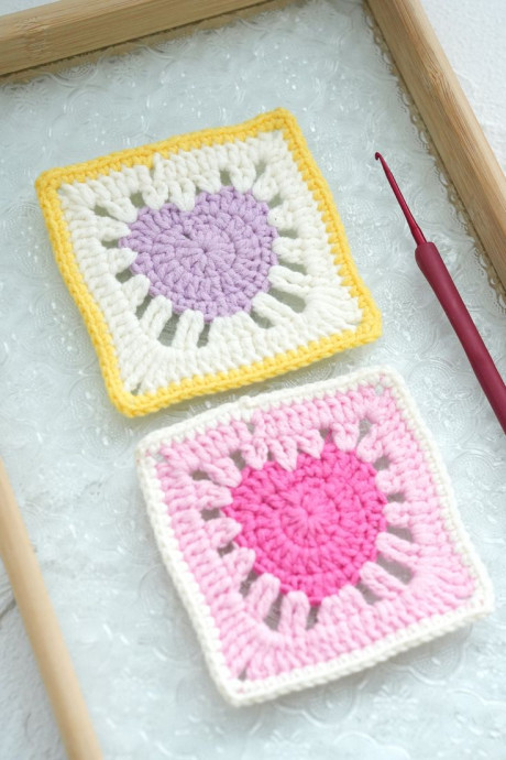 Create a Charming Crochet Heart Granny Square: Step-by-Step Tutorial and Tips